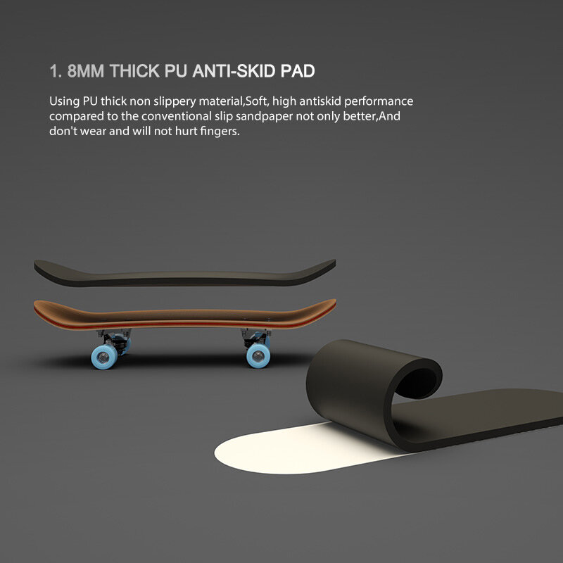 Finger SkateBoard Wooden Fingerboard Toy Professional Stents Finger Skate Set