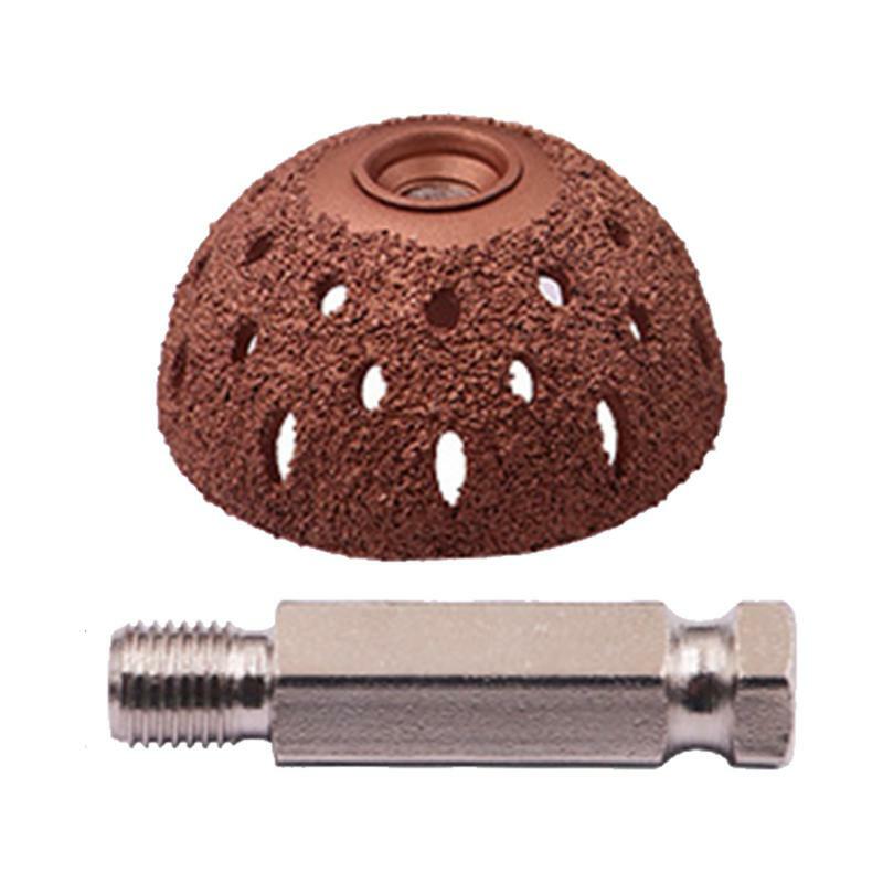 Tire Repair Grinding Head Tire Buffing Wheels For Car Tungsten Steel Tire Buffer Tool High-Speed Patch Tool Low-Speed Bowl Type