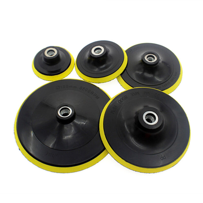 3/4/5/6/7 Inch Flocking Sanding Disc Self Adhesive Polishing Disc Drill Rod Car Paint Care Polishing Pad For Electric Polisher