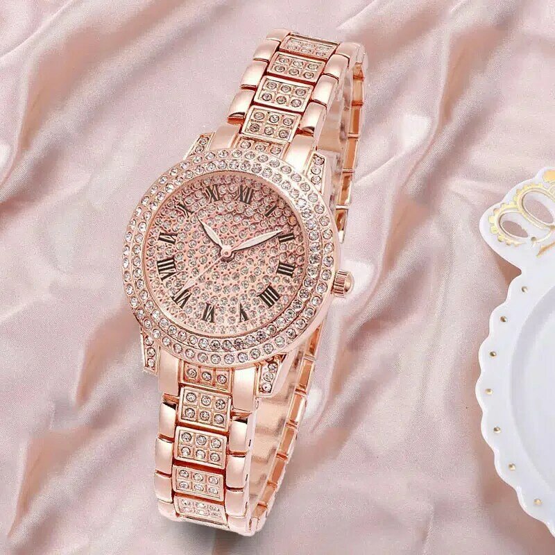 Nowy modny damski męski zegarek kwarcowy męski zegarek damski luksusowy klasyczny Retro duży diament zegarki na rękę