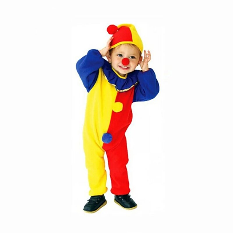 Bazzery Carnival Clown Circus Cosplay Costumes Halloween Children Kids Boys Girls Baby Birthday Carnival Party Dress