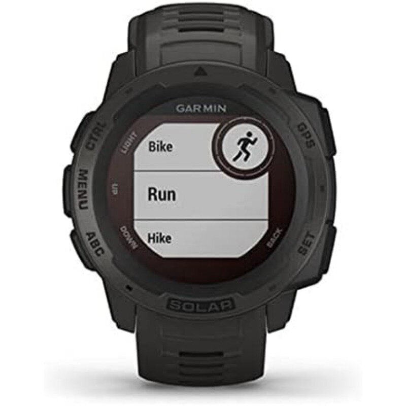 Garmin 010-02293-10 Instinct Solar, Rugged Outdoor Smartwatch with Solar Charging Capabilities, Built-in Sports Apps and Health