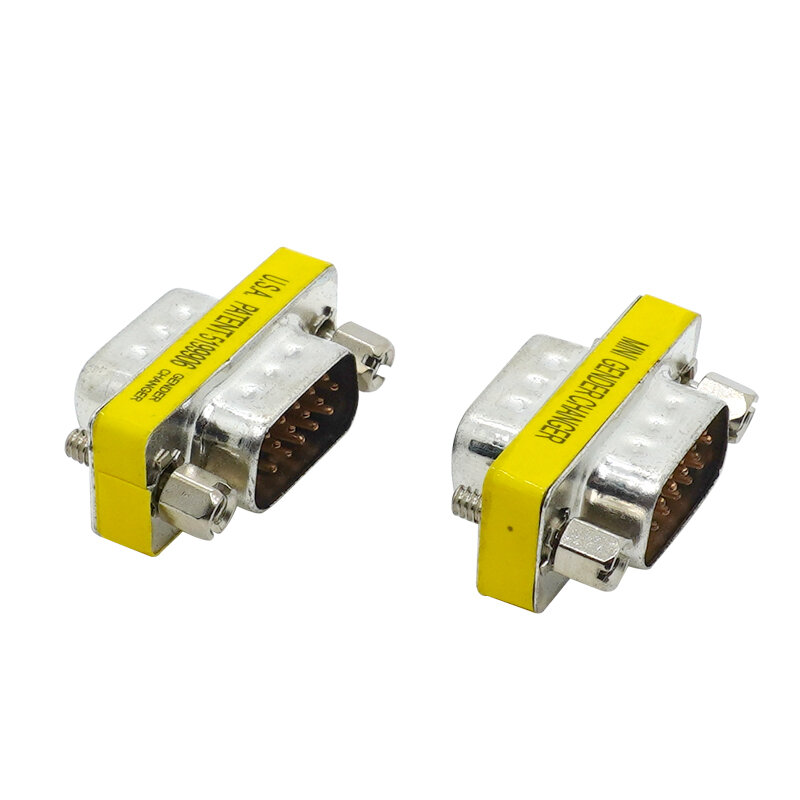 Connecteur VGA mâle/femelle vers mâle/femelle RS232, adaptateur changeur de genre, série DB D-SUB DB9 DB15 DB25 9/15/25 broches, M-F M-M F-F