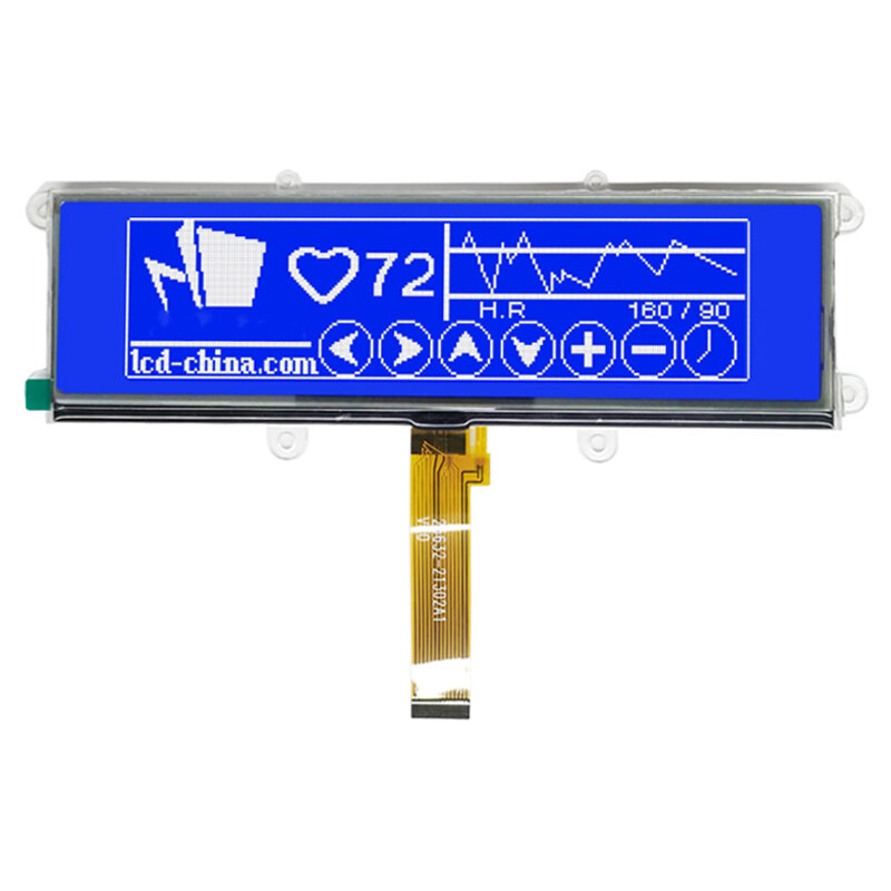 Elektronische Weegschaal Display Stn Blauwe Led Backlight 256X32 Dot Matrix Display 256*32 UC1628c 14 Pin Lcd Grafische Module