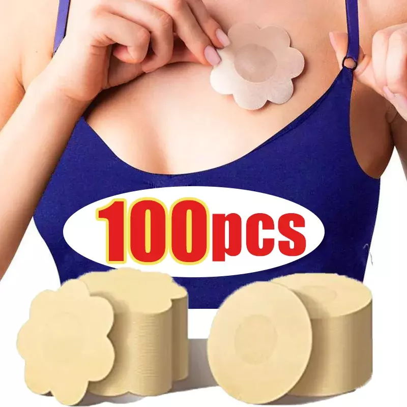 Women Invisible Nipple Cover Disposable Self-adhesive Breast Petals Lift Tape Pasties Sticker Patch Intimates Accessories