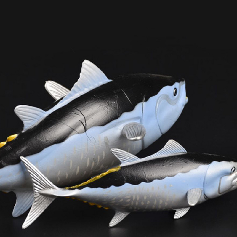 시뮬레이션 참치 물고기 인지 모형 인식 인공 장식품, 장난감 피규어, 동물 현실적인 공예