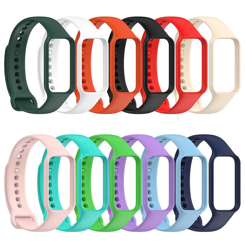 Bracelet en silicone pour Xiaomi Smart Band 8, Bracelet actif, Bracelet de montre pour Redmi Band 2