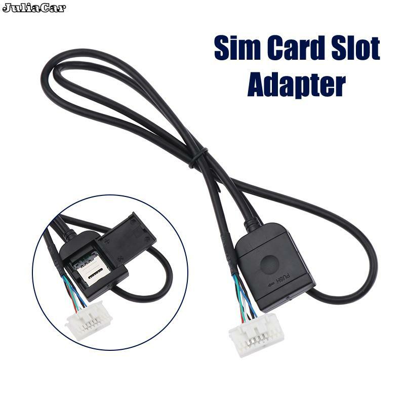 SIM 카드 슬롯 어댑터, 안드로이드 라디오 멀티미디어 GPS, 4G, 20 핀 케이블 커넥터, 자동차 액세서리 와이어 교체 부품