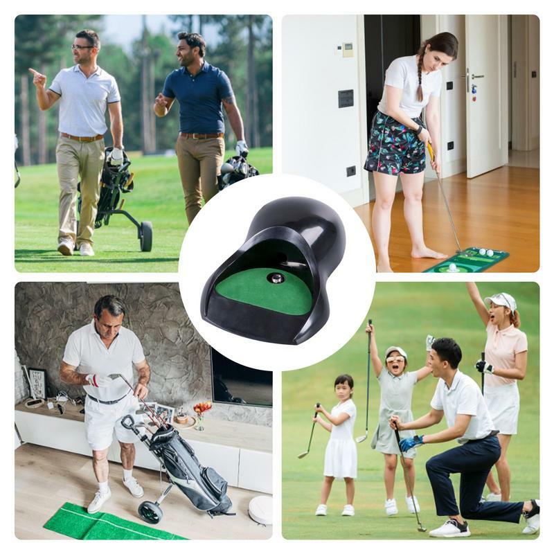 Golf Putting Practice Hole Tool Interior Golf Putting With Automatic Return Putter Cups Training Tool For Enhances Golfs Skills