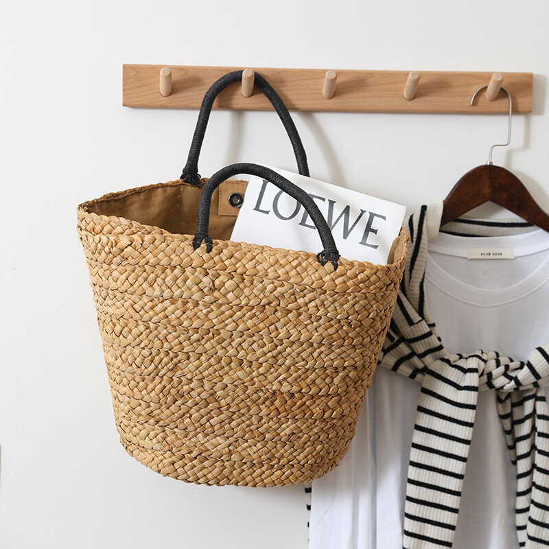 Декоративная плетеная солома пшеницы в стиле ретро, дорожная пляжная сумочка, новый стиль