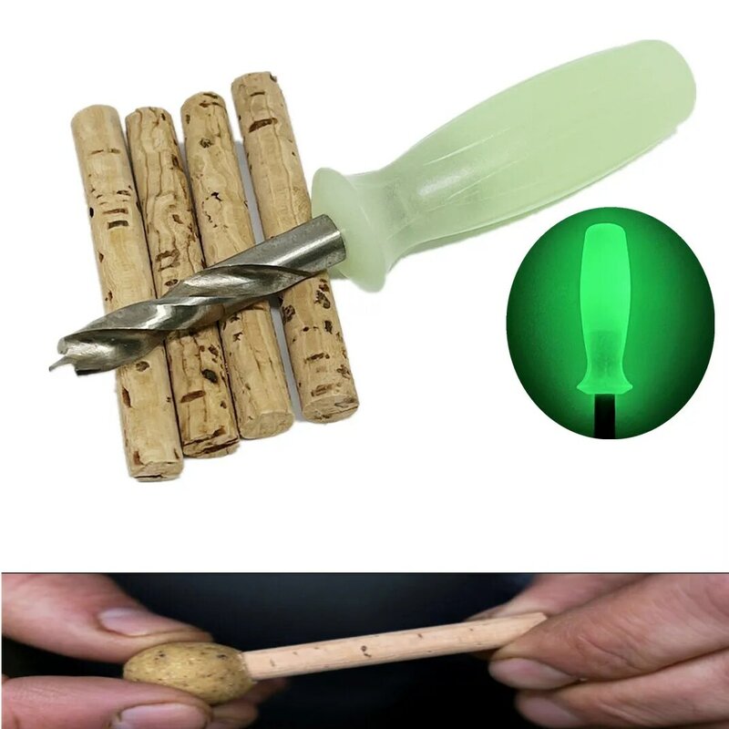 6mm Carp Fishing Tools Cork Ball Punch Hole Tools Stainless Drill Carp Bait Corer Fit Cork Stick Fishing Accessories Tackle