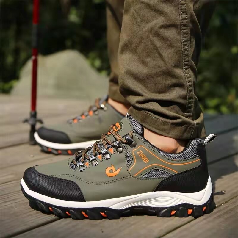 2023 New Men's 39-48 Large Outdoor Hiking Camping Running Jogging Shoes Waterproof Anti-slip Sports Shoes Mountaineering Shoes