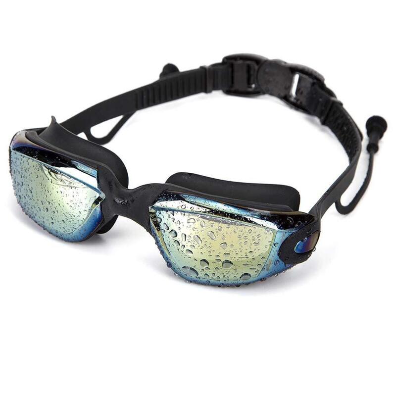 Krótkowzroczność okulary pływackie zatyczka do uszu Anti Fog optyczne mężczyźni kobiety profesjonalne okulary na receptę basen kąpielowy Natacion okulary do nurkowania