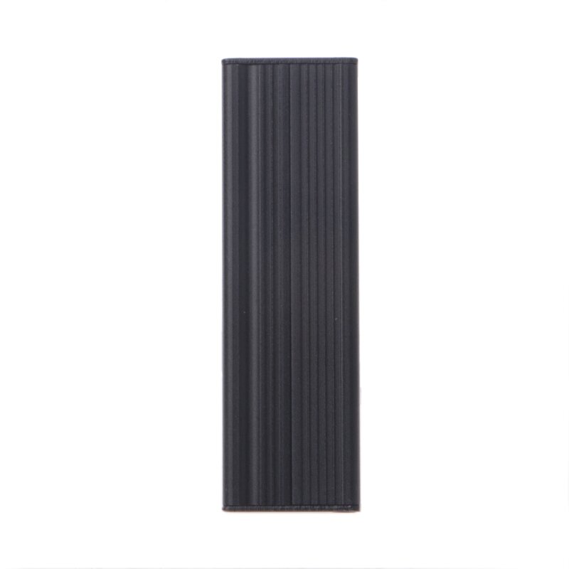 غلاف ألومنيوم جديد للمشروع الإلكتروني المبثوق DIY للعلبة باللون الأسود 80 × 25 × 25 مم