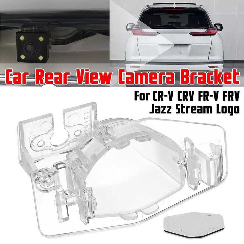 Soporte de cámara de visión trasera de coche, placa de matrícula, cubierta de cámara de marcha atrás, soporte para V FR-V