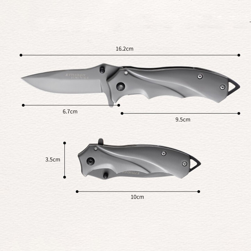 Camping Pocket Folding Knife High Hardness Stainless Steel Blade Knives Multifunctional Pocketknives Outdoor Survival Knife