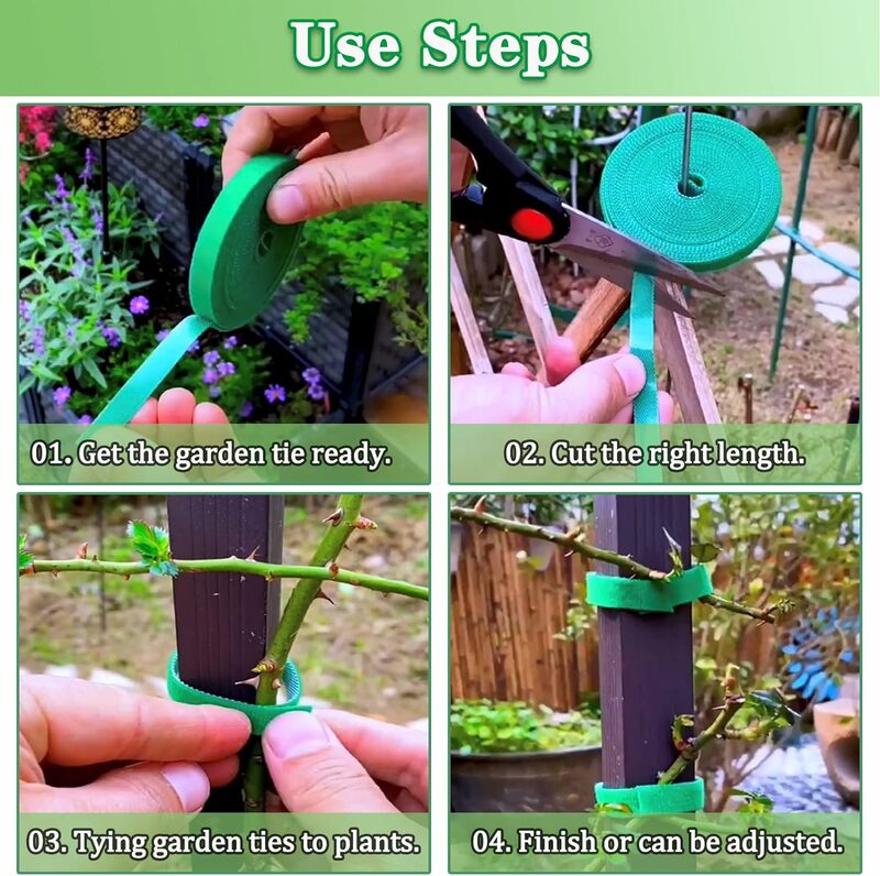2M/5M Nylon Plant Bandage Tie  Reusable Nylon Nylon Plant Bandage Cable Ties Garden Plant Shape Tape  Garden Accessories