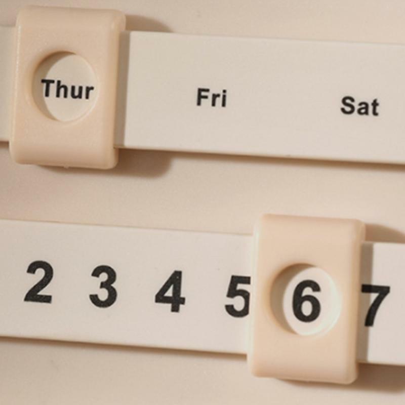 Wooden Desk Calendar Creative Slider Calendar Blocks Home Decor Cute Desk Decor For Offices Wood Calendar Desk Accessories