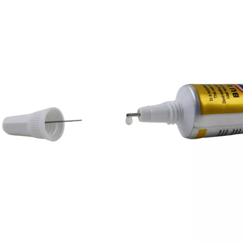 Soft Anti-Vibration Electronic Components Glue Clear Contact Phone Repair Adhesive with Precision Applicator Tip 15/50/110 ML