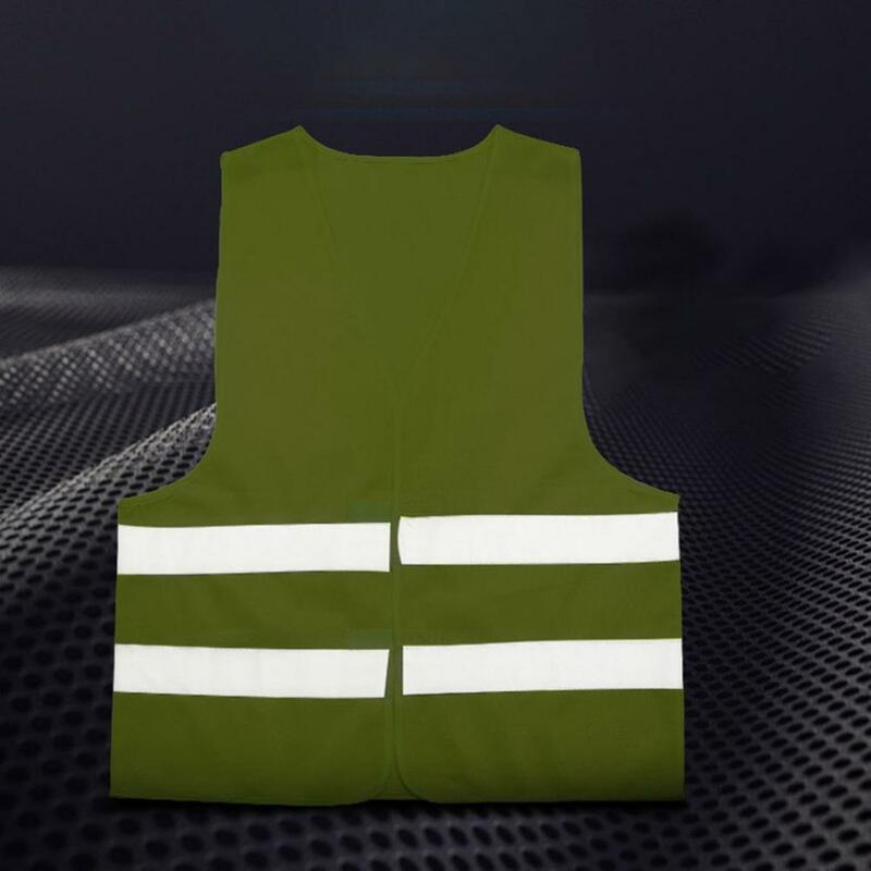 Colete Refletivo Alta Visibilidade Fluorescente Vestuário Segurança Exterior Colete Colete Segurança Ventile Vest