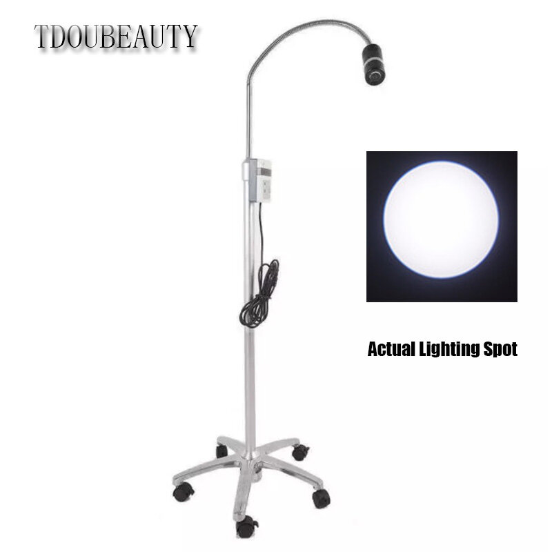 TDOUBEAUTY New JD1200L 12W Mobile Movable Obstetric LED Exam Lamp Halogen Light Free Shipping