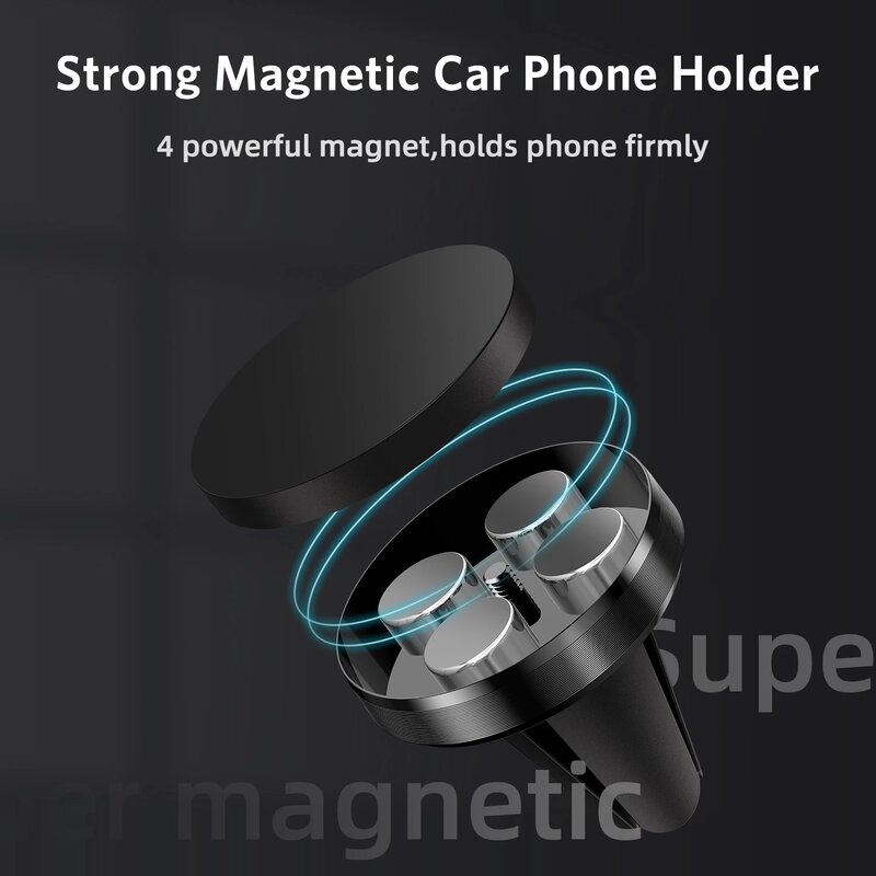 Magnetyczny uchwyt na telefon w stojaku samochodowym uchwyt magnetyczny na telefon samochodowy uchwyt magnetyczny do telefonu iPhone 14 Pro Max Huawei Xiaomi