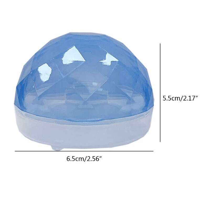Y1UB 1PCS Baby Pacifier Box Soother Container Holder Pacifier Box Travel Storage for Case Safe Pacifier PP Plastic Box