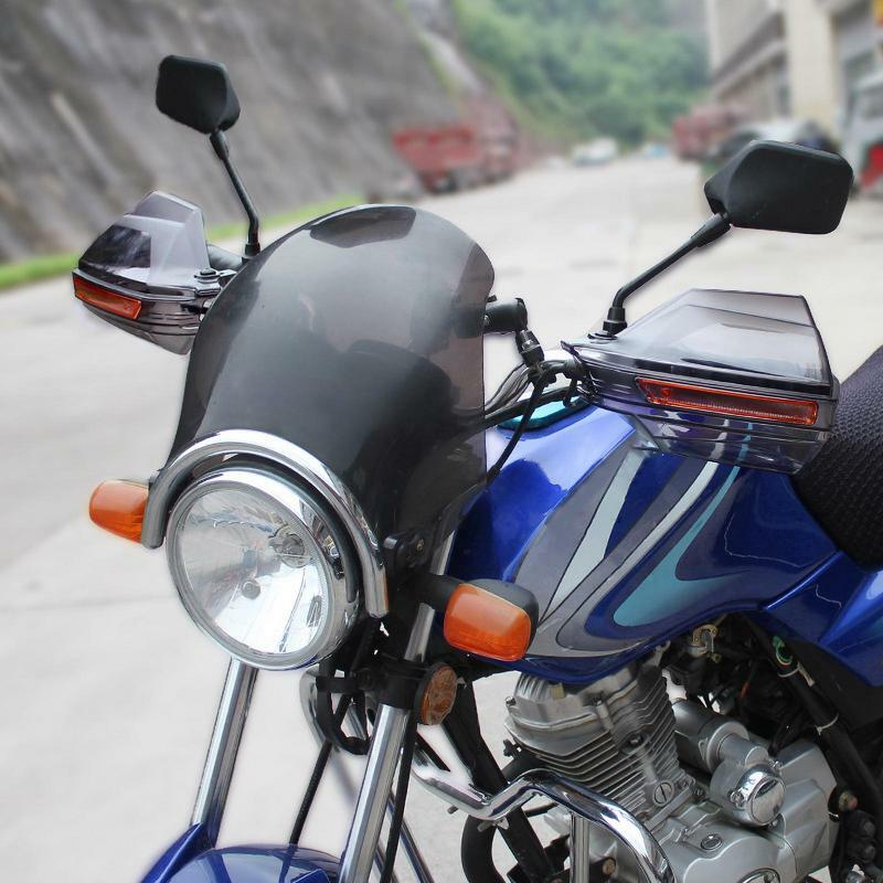Защита для рук мотоцикла увеличенная защита на руль велосипеда 22 мм Универсальная ручка на лобовое стекло 2 шт. с установочным комплектом
