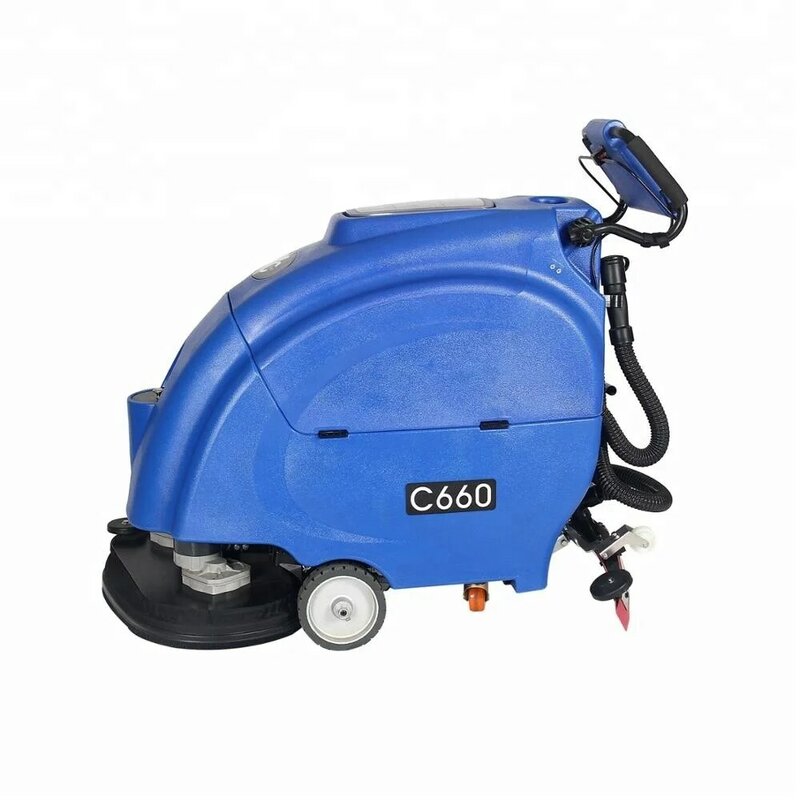 Depurador de suelo automático autopropulsado, máquina de limpieza con batería, estilo Popular, C660