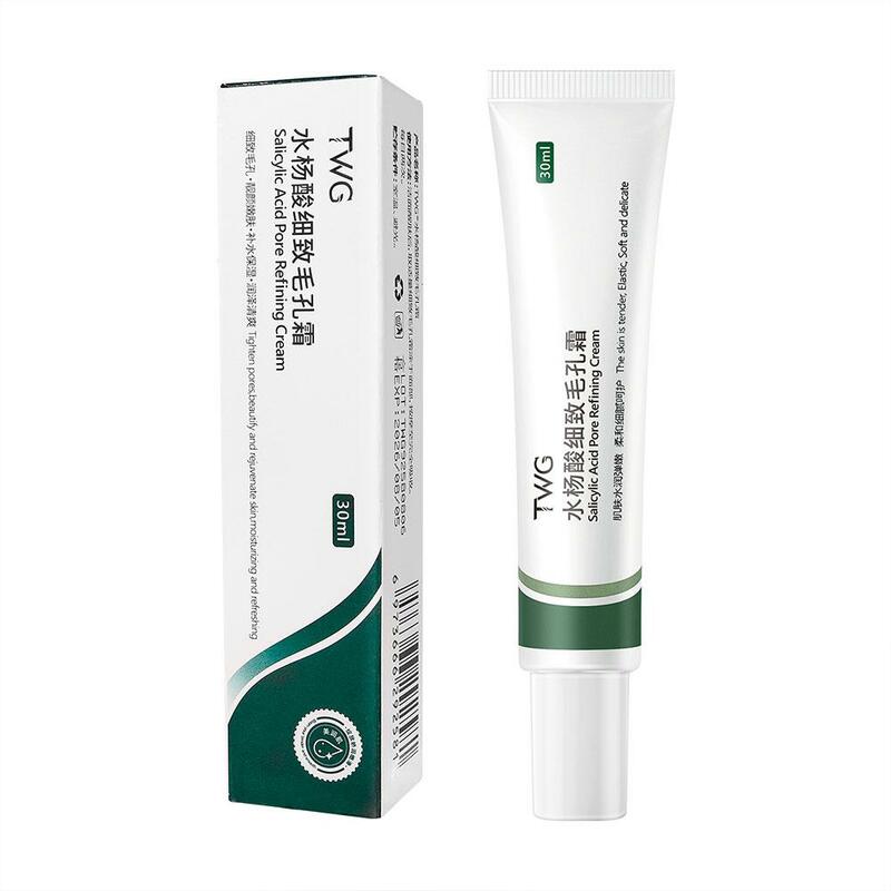 Salicylic Acid Pores Refining Cream Shrink Pore Improve Face Acnes Blackheads Remove Cream Anti-aging Oil Control Skin Care 20ml