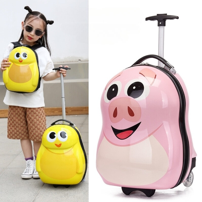 Children's Luggage Trolley Baby Password Luggage Travel Trolley for Children To Go Out