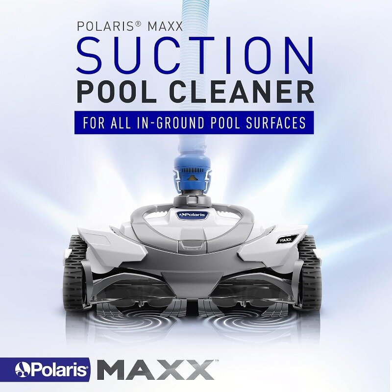 Polaris MAXX Premium automatyczne urządzenie do czyszczenia basenu po stronie ssącej do wszystkich naziemnych powierzchni basenów, inteligentna nawigacja, energooszczędne