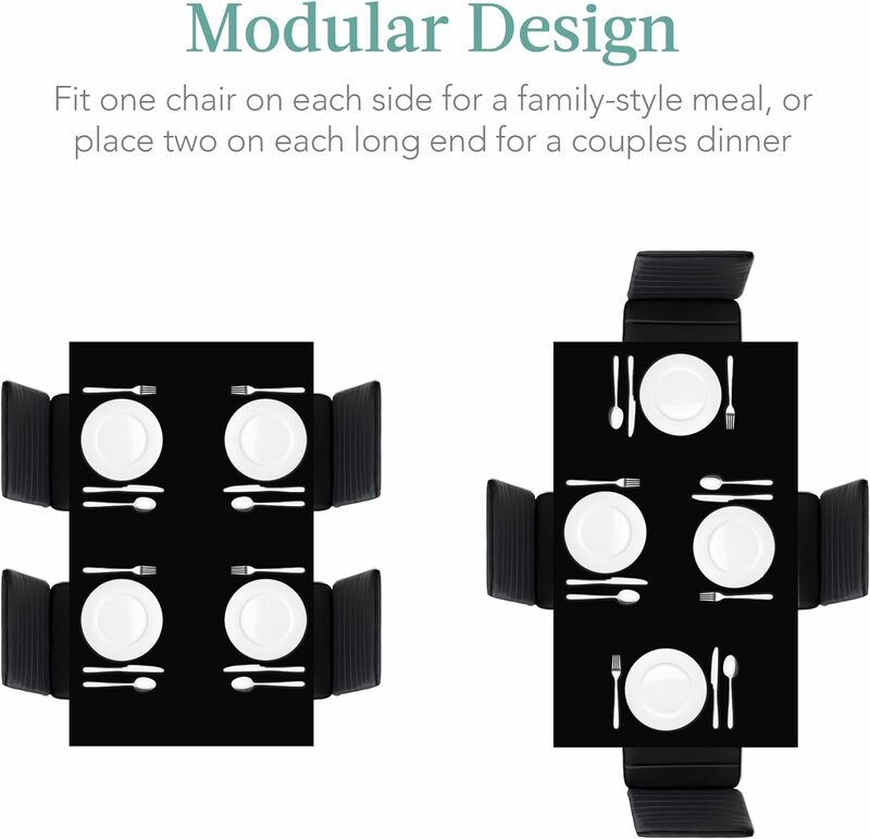 Produk pilihan terbaik 5-Piece Set makan kaca, furnitur meja dapur Modern untuk ruang makan, kursi bangku makan