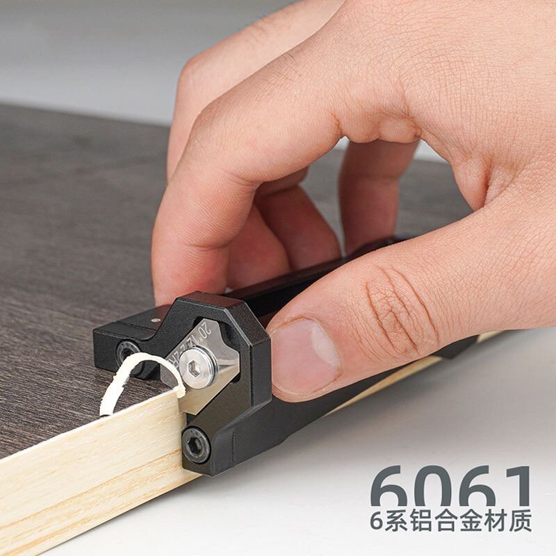 木工エッジコーナーアークトリミング手動かんなナイフ刃の手ツール木材バリ取り面取りフィレットスクレーパー