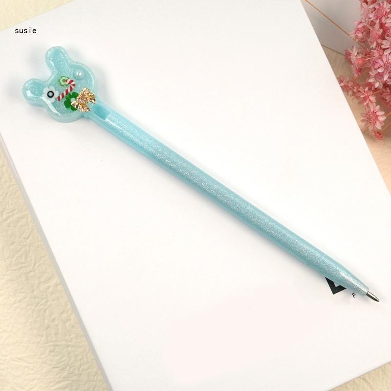 X7YA – stylo à bille en Silicone, moule à fleurs séchées, stylo décoratif, outil d'artisanat bricolage