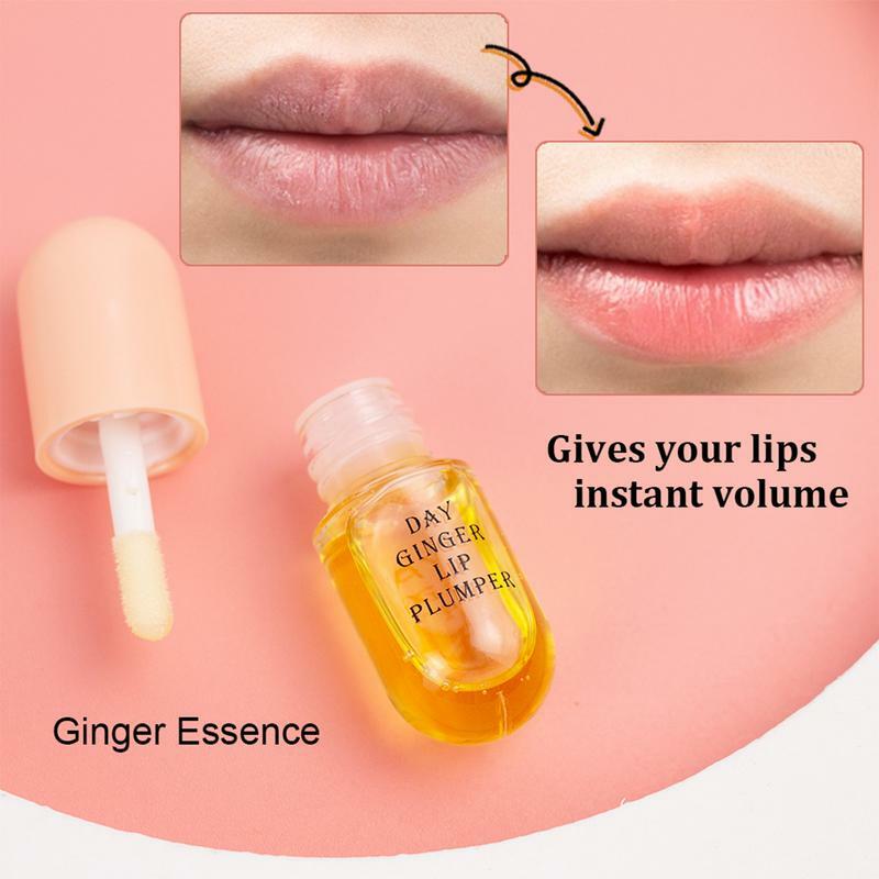 Lip Enhancer Lip Plumper With Ginger Mint Extracts And Vitamin E Lip Care Serums For Hydrating Plump Reduce Fine Lines Increased