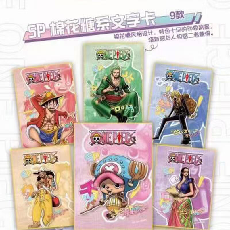 One Piece Cards New World Cruise Booster Box Anime Luffy Zoro Nami kartu koleksi bermain permainan kartu perdagangan langka