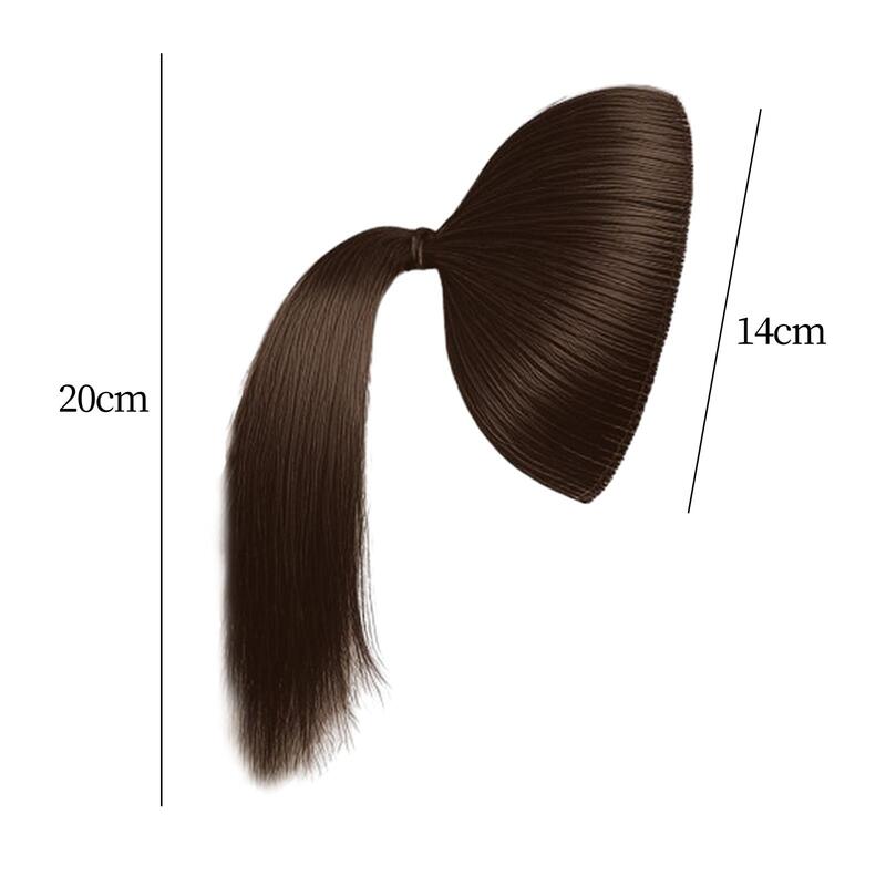 Extensión de moño de pelo para niñas, herramientas perezosas de repuesto para boda, uso diario