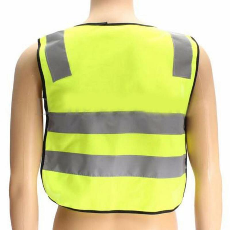 Детский защитный жилет, светоотражающая куртка с высокой видимостью, для езды на велосипеде и бега, рабочая одежда