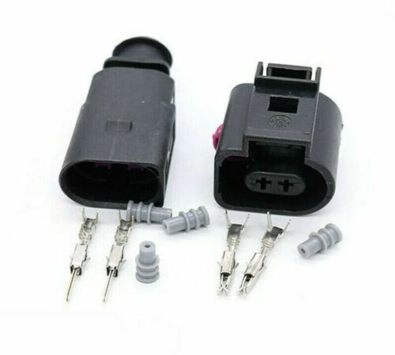 1 Set 2 Pin 1.5Mm 1J0973802 1J0973702 Auto Temp Sensor Plug Deflatie Klep Plug Waterdichte Elektrische Draad Socket