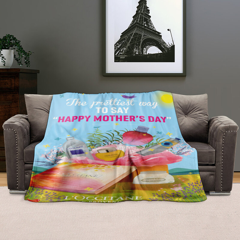 Manta de franela personalizada para el día de la madre, regalo de cumpleaños, fotos personalizadas, imágenes personalizadas