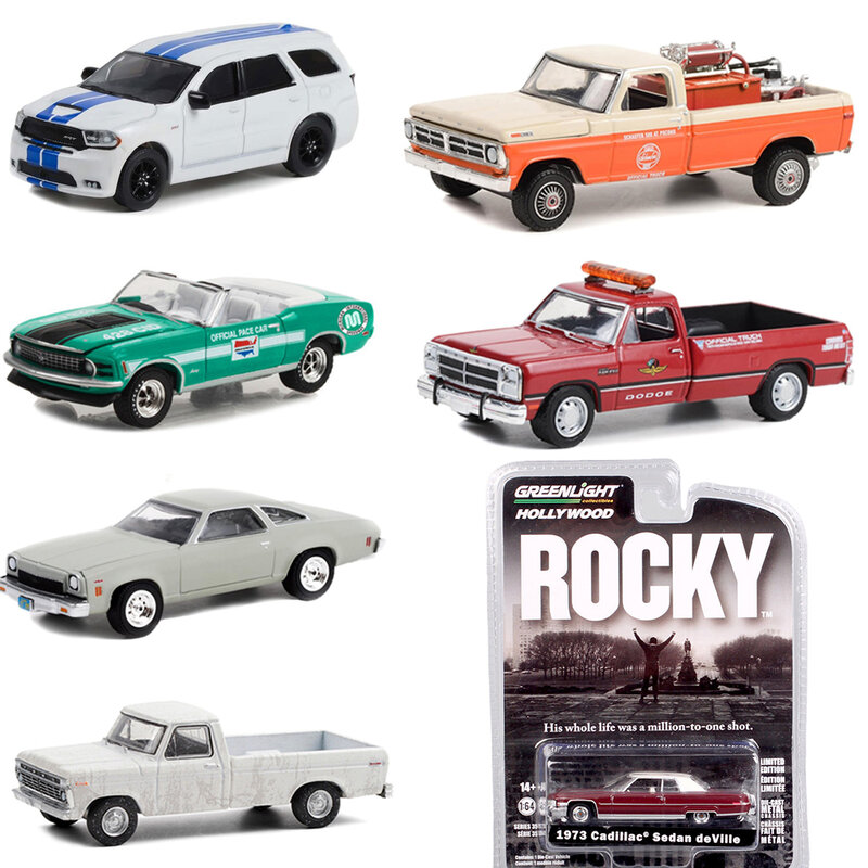 Модель автомобиля литая под давлением M2 1/64 Dodge Ford, модель игрушечного автомобиля, модель литая под давлением, модель модели игрушек для коллекции подарков