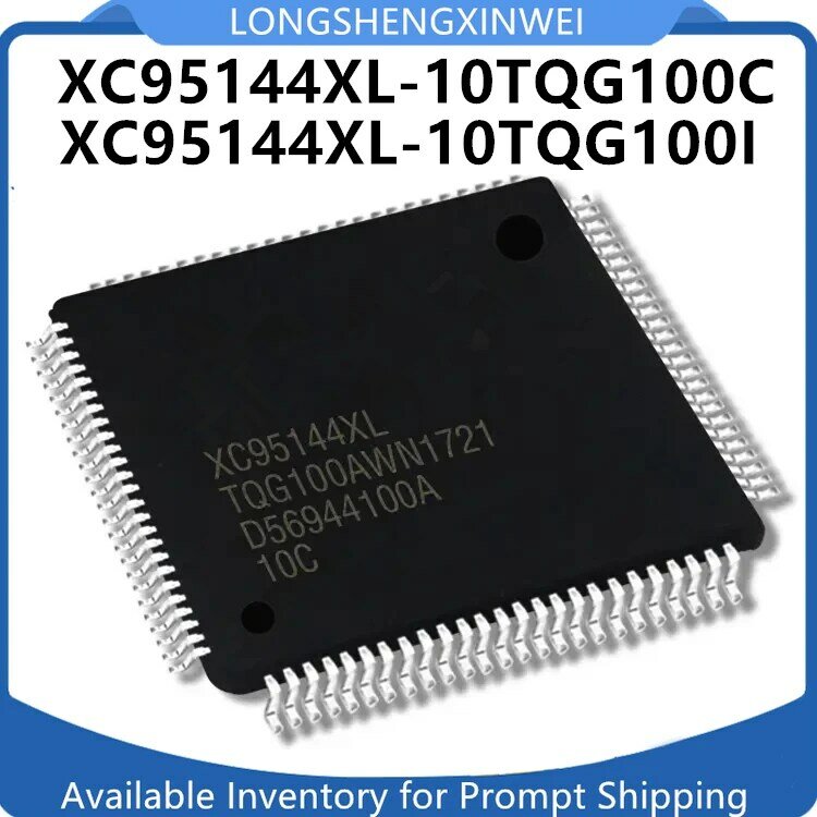 1PCS XC95144XL-10TQG100I 10TQG100C TQFP100 Программируемый логический чип