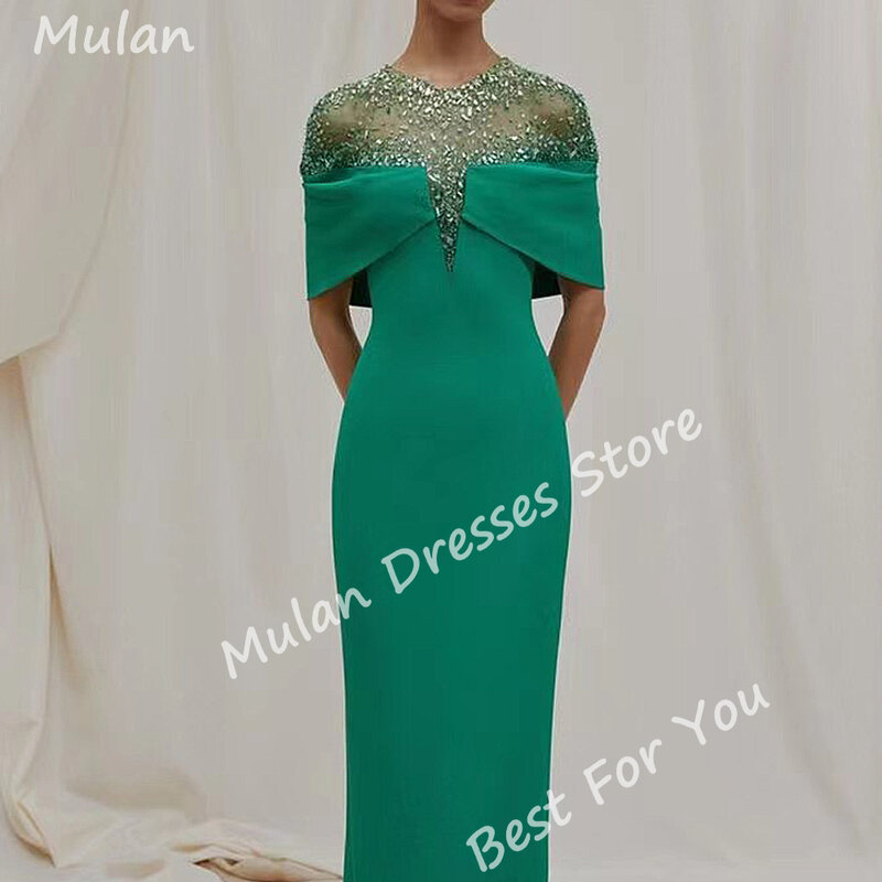 Eleganckie koraliki długie suknie wieczorowe dla kobiet luksusowa długość do podłogi syrenka specjalne wydarzenia bal sukienka na imprezę Gala weselna Maxi 2024