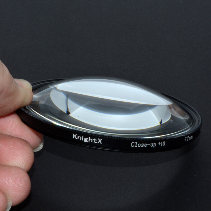 KnightX 매크로를 닫습니다 10 + 렌즈 필터 Canon eos Sony Nikon d600 200d 액세서리 60d 18-200 400d 49 52 55 58 62 67 72 77 mm