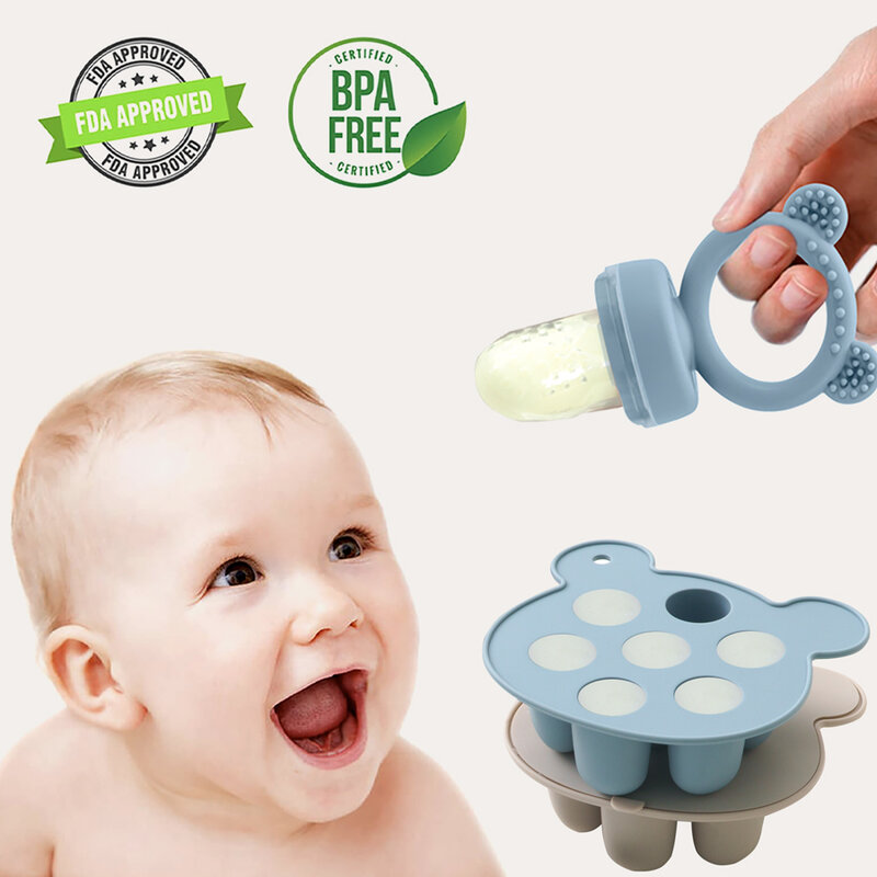 Lody dla niemowląt wyskakują silikonowa foremka maszyna do lodów Popsicles foremka smoczka do karmienia dziecka gryzak smoczka