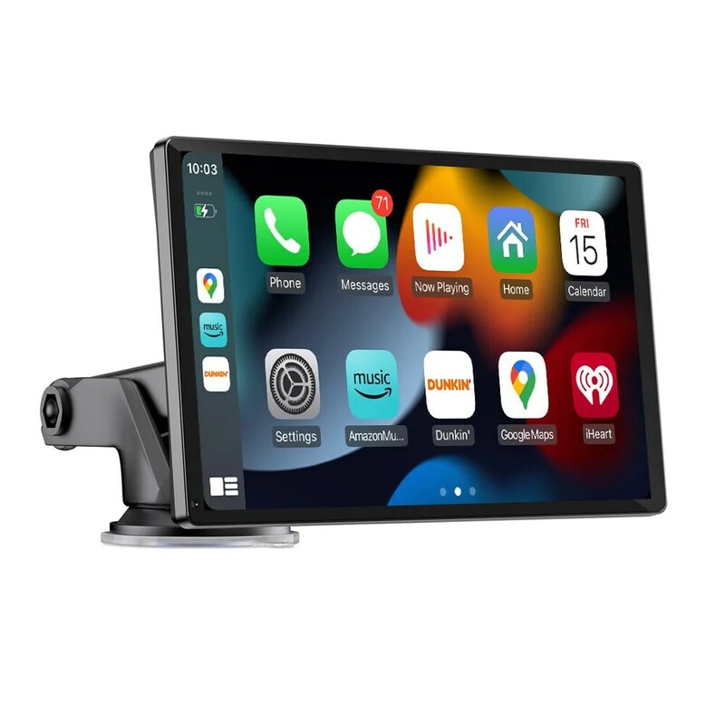 Tela de toque portátil CarPlay Android Phone Link para carro, SUV, pickup, caminhão, camião, van, Honda, Nissan, SKODA, 9"