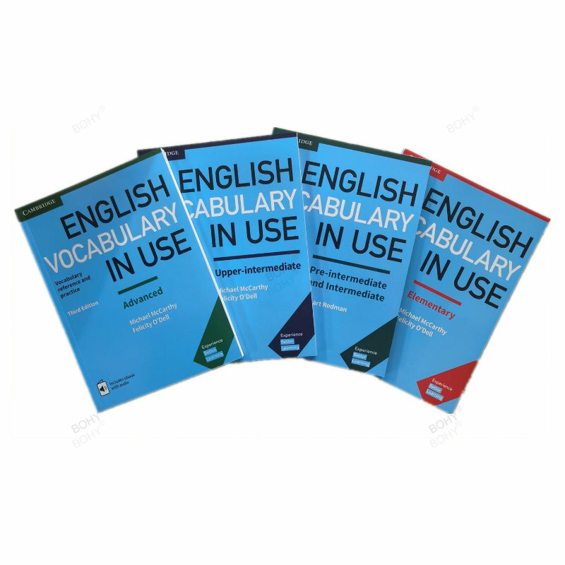 컬러 캠브리지 대학교 영어 어휘 사용 시리즈, 파란색 성경책, 무료 오디오, 이메일 보내기