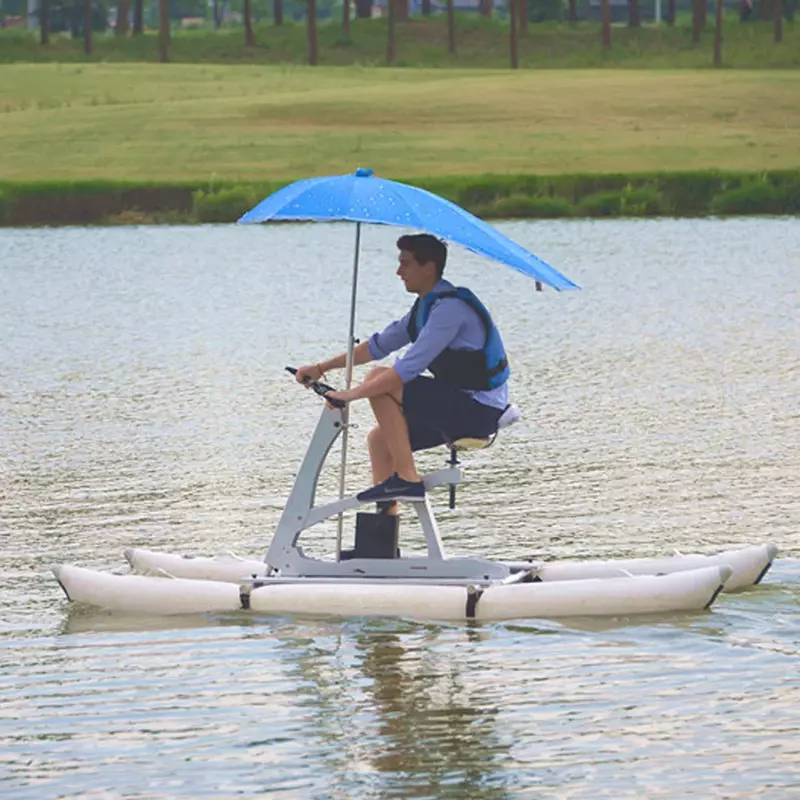 Singola persona di alta qualità telaio in lega di alluminio gonfiabile esercizi d'acqua ciclo di mare bici d'acqua