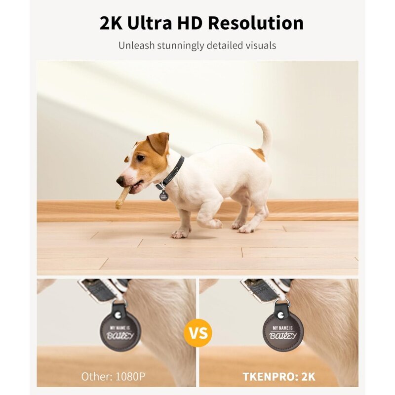 Dispenser kamera hewan peliharaan 2K, kamera anjing tampilan 360 ° dengan aplikasi ponsel, 5G & 2.4G WiFi kamera hewan peliharaan 2-arah dalam ruangan untuk Remote kucing